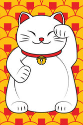 Poster: Lucky Cat | Odin's Place