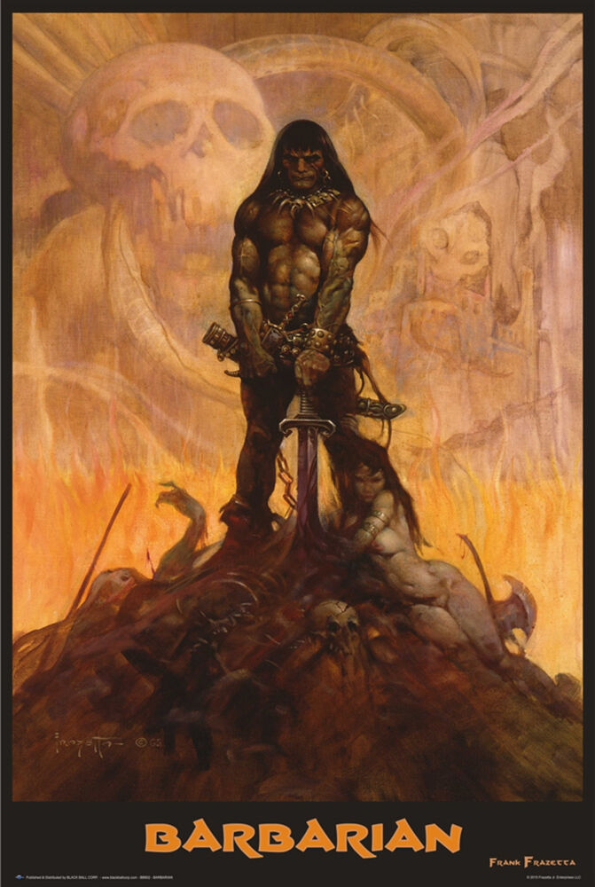 Poster: Frazetta Barbarian | Odin's Place