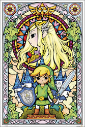 Poster: Zelda Stained Glass | Odin's Place