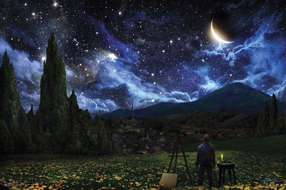 Poster: Starry Night | Odin's Place