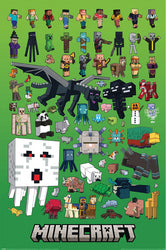Poster: Minecraft Character Montage | Odin's Place