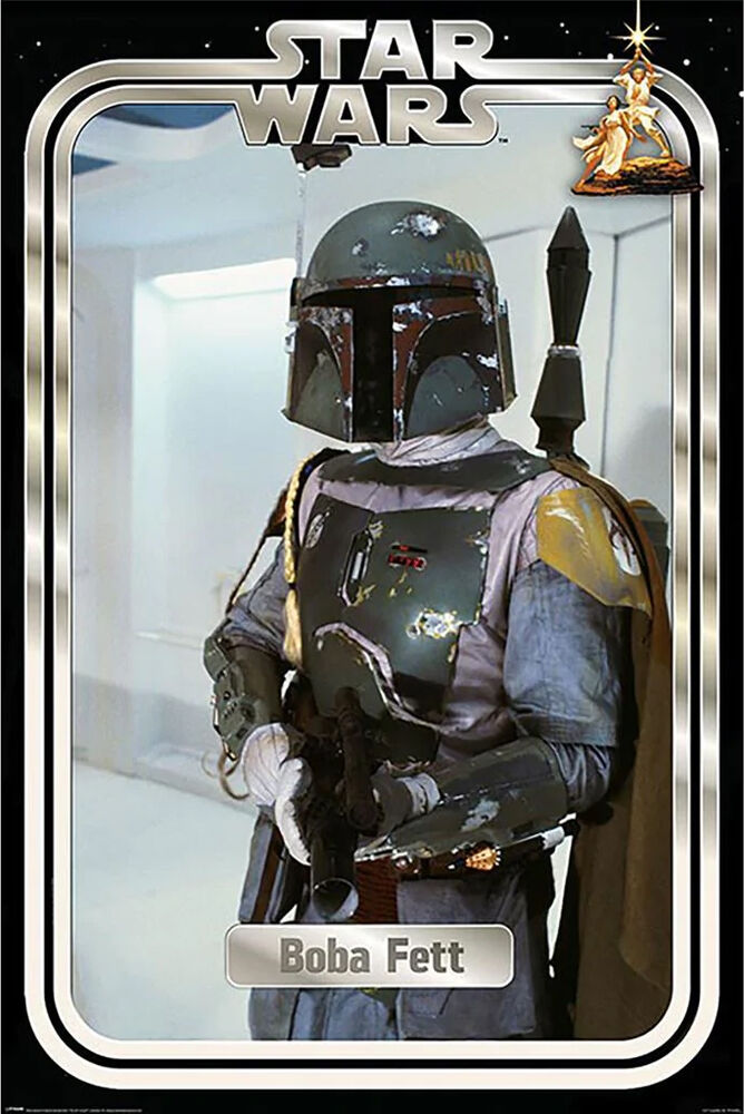 Poster: Boba Fett Retro Card | Odin's Place