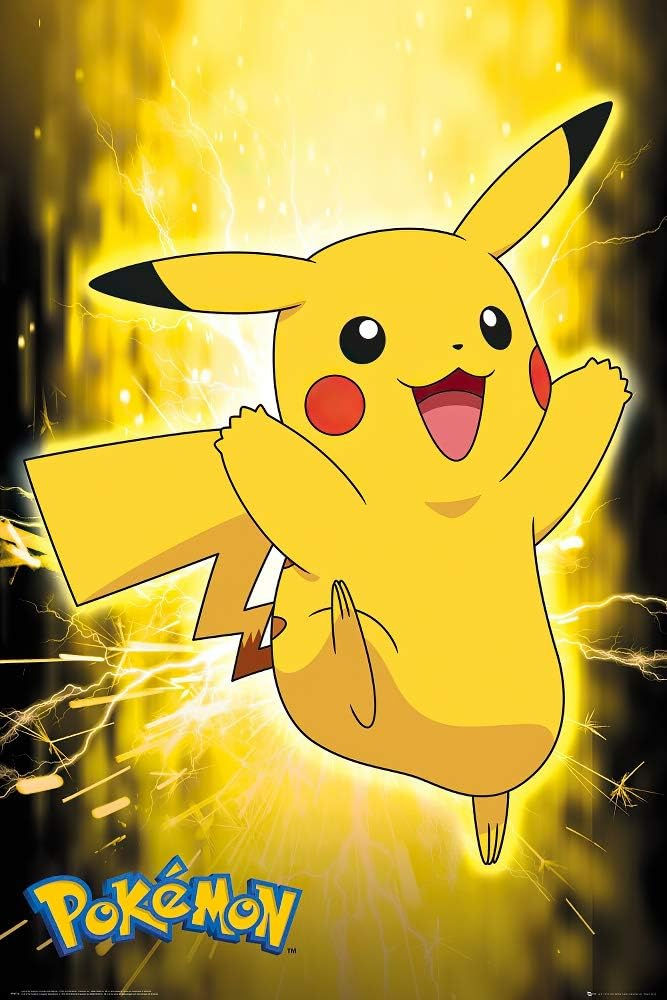 Poster: Pokemon - Pikachu Neon | Odin's Place