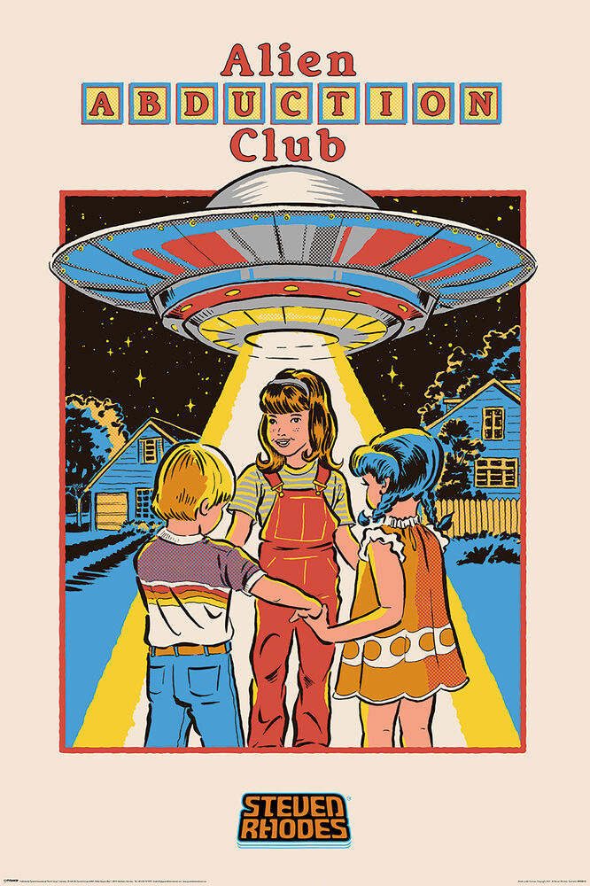 Poster: Alien Abduction Club | Odin's Place