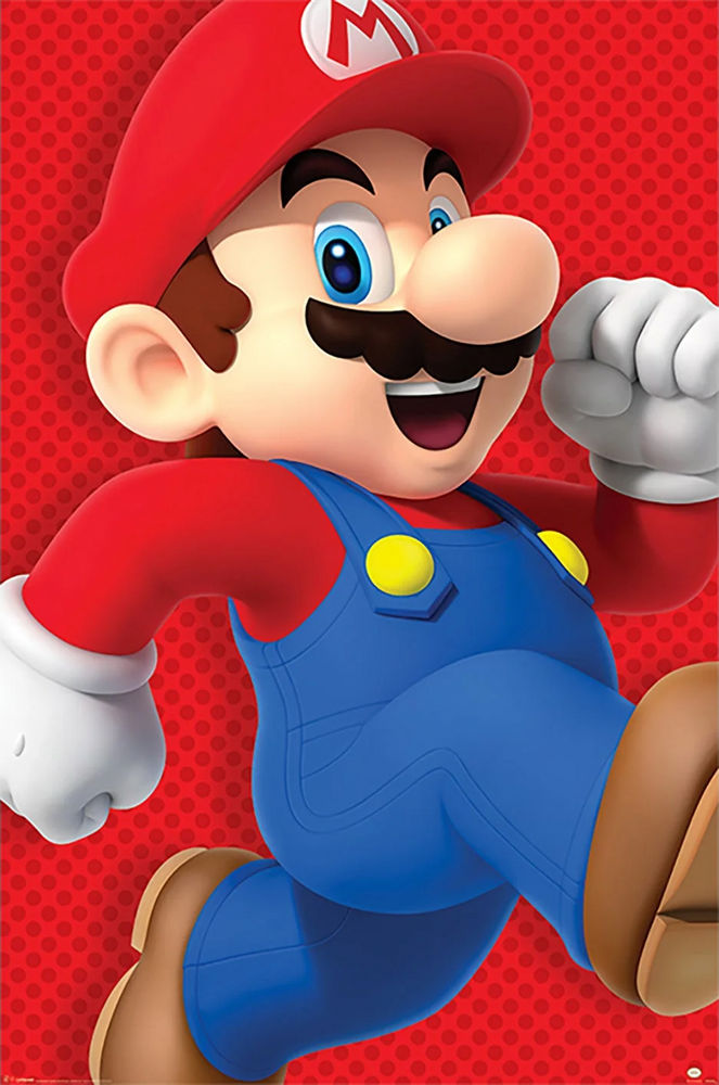 Poster: Mario - Running | Odin's Place