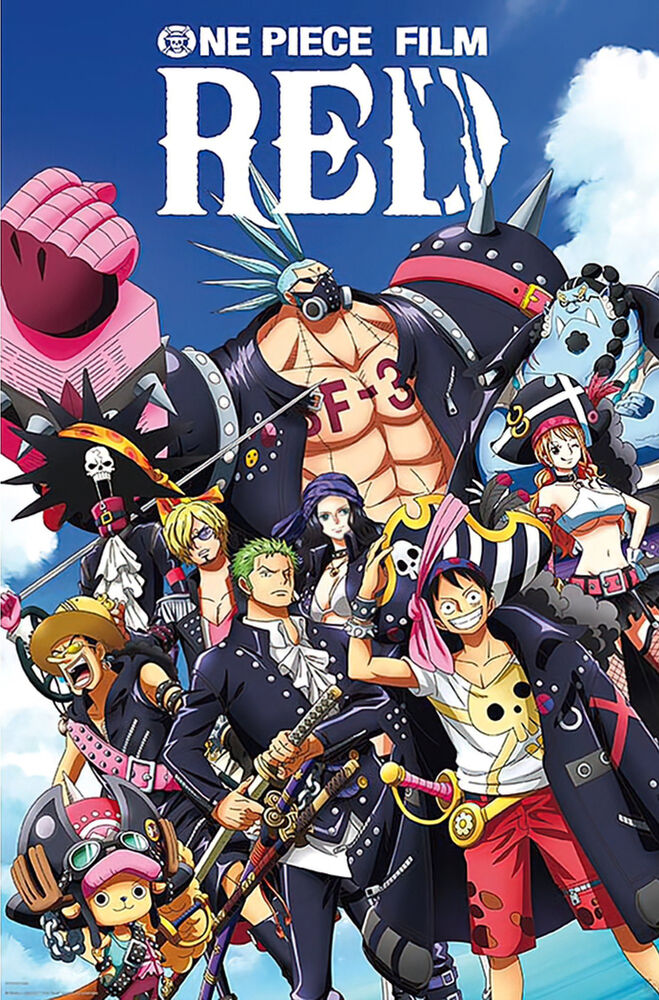 Poster: One Piece - Red - Full Crew | Odin's Place