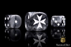 Barron Of Dice: Knights Templar - Black | Odin's Place