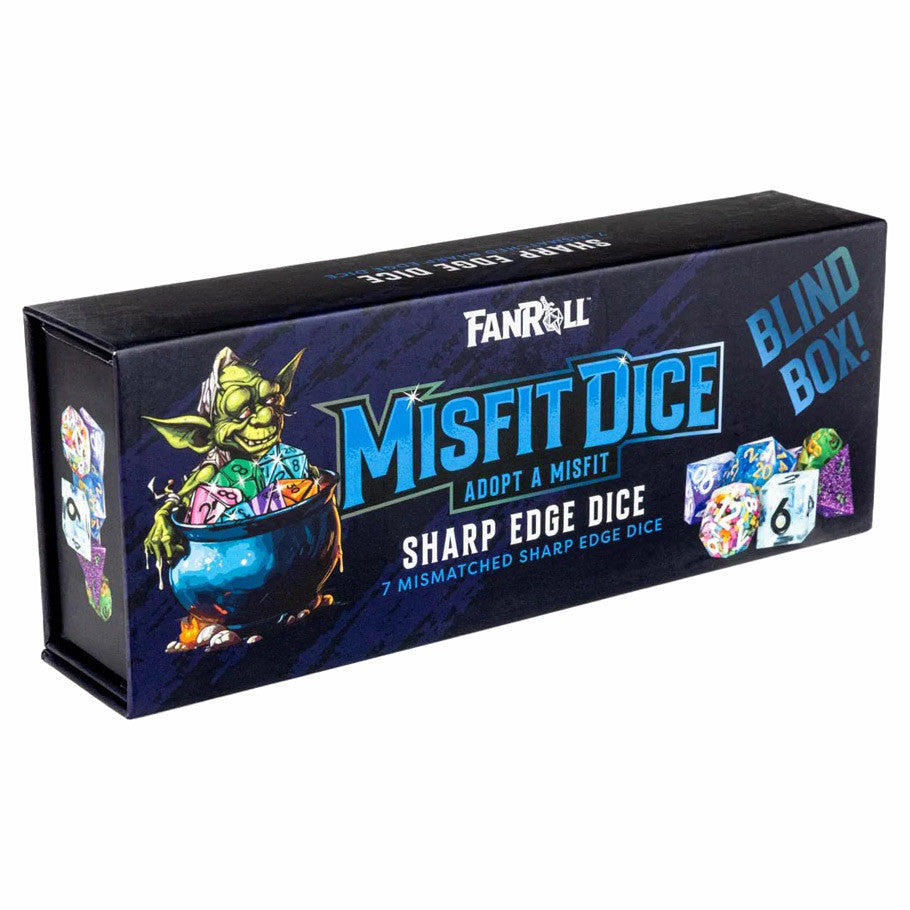 Mystery Misfit Sharp Edge Mismatched Dice Set (7) | Odin's Place