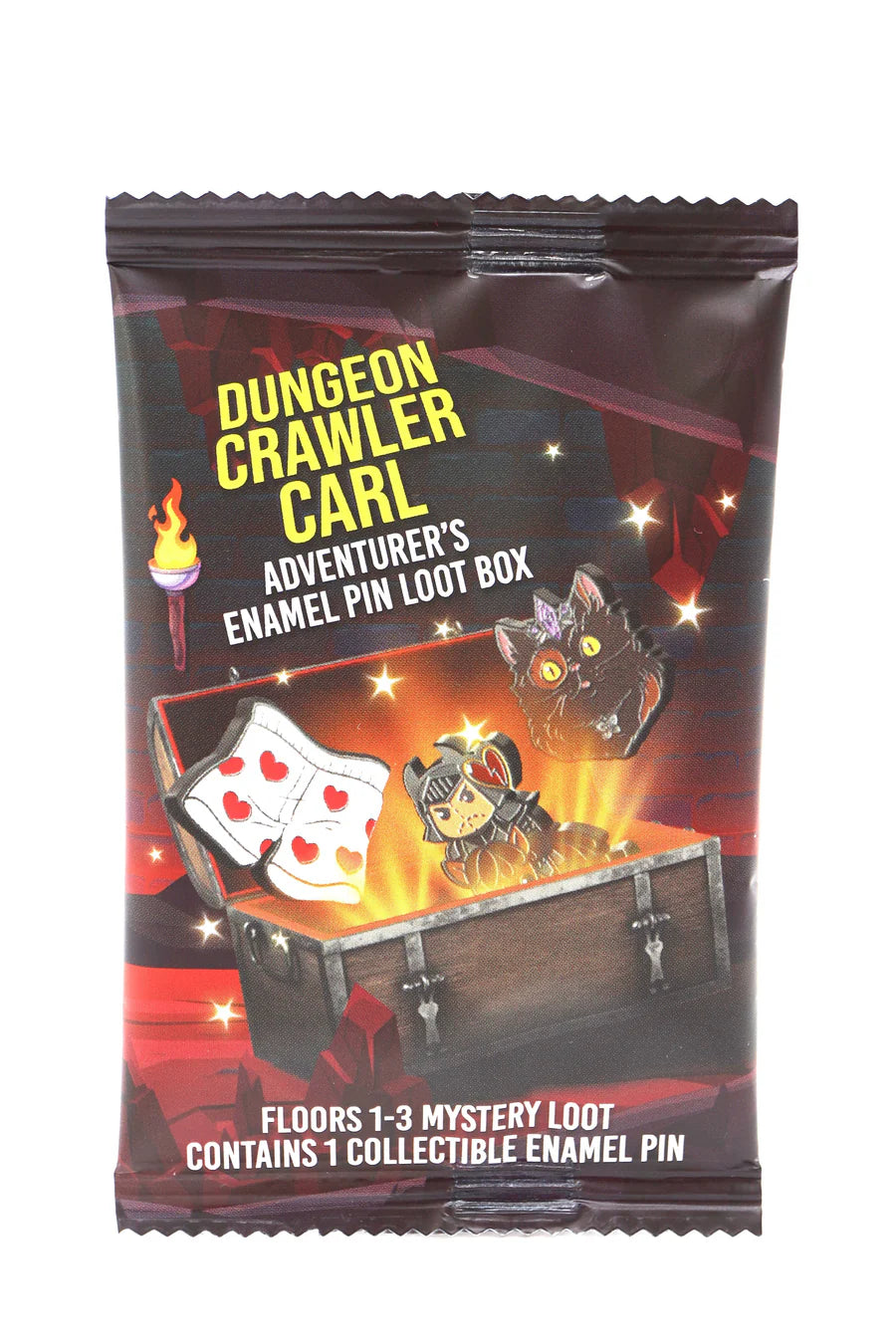 Foam Brain: Dungeon Crawler Carl Adventurer's Pin Loot Box: Floors 1-3 | Odin's Place