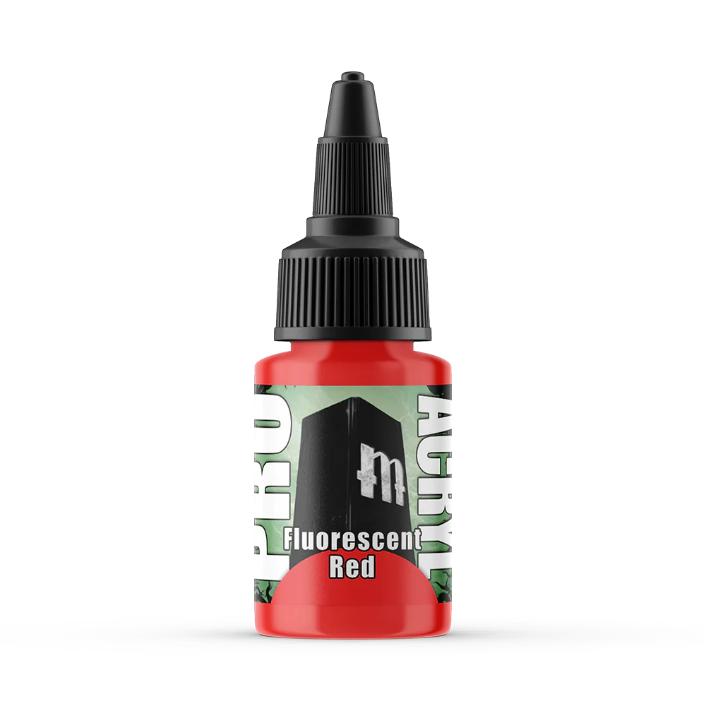 Pro Acryl Fluorescent Paint Red | Odin's Place