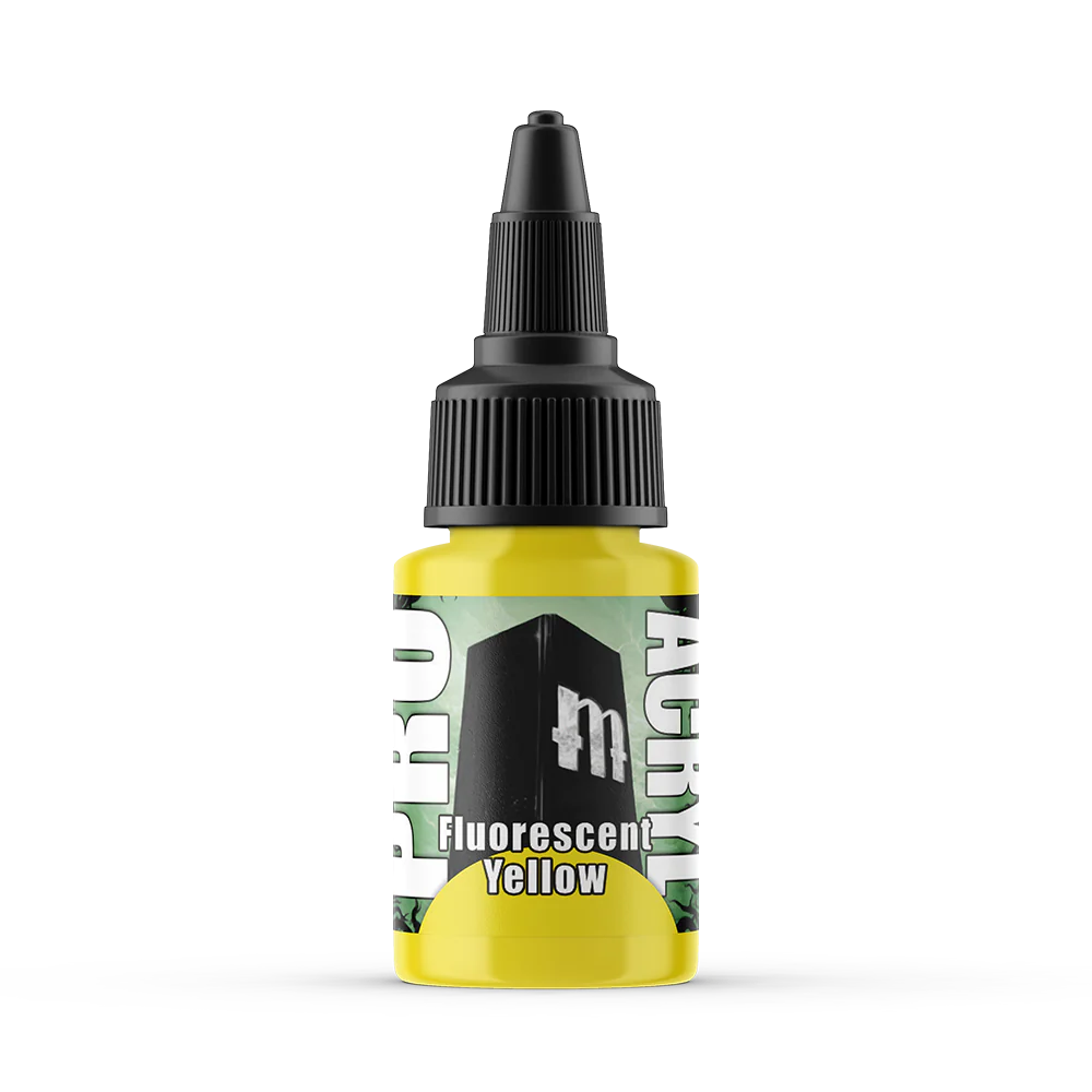Pro Acryl Fluorescent Paint Yellow | Odin's Place