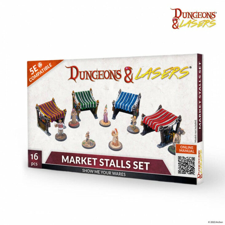 Dungeons and Lasers: Market Stalls Set | Odin's Place