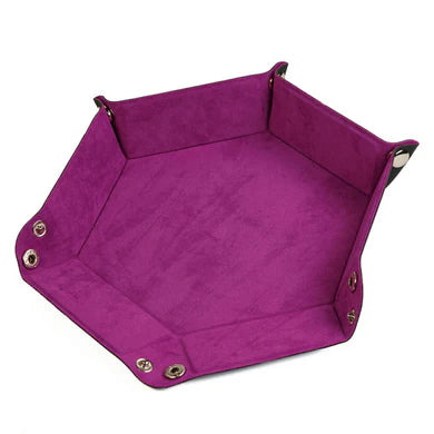 FOAM BRAIN: LEATHERETTE & VELVET DICE TRAY | Odin's Place