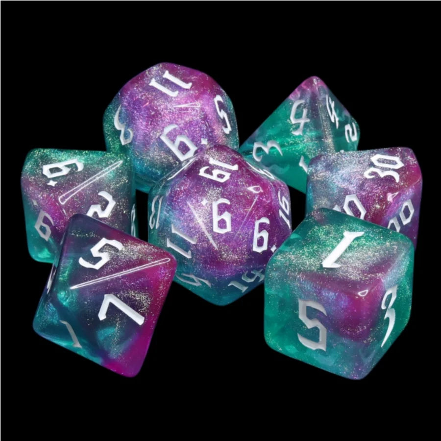 Foam Brain Magic Wand Poly 7 Dice Set | Odin's Place