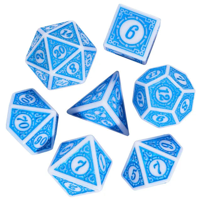 Foam Brain Poly 7 Dice Set Ocean Brine | Odin's Place
