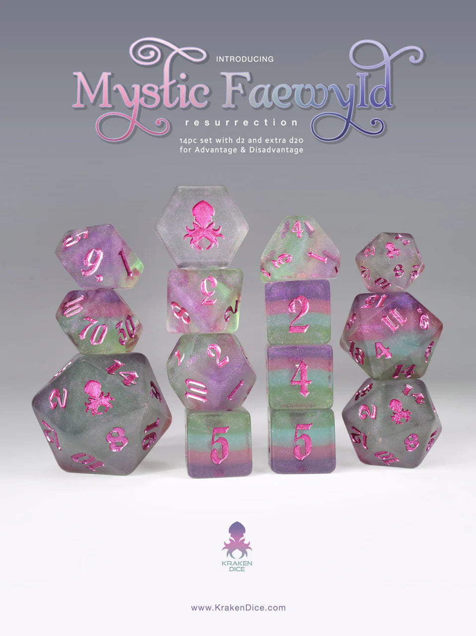 Kraken Dice - Mystic Sets | Odin's Place