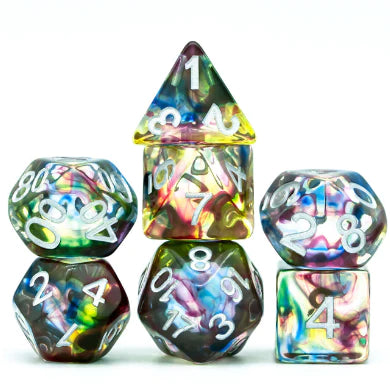 Foam Brain Northern Lights Poly 7 Dice Set | Odin's Place