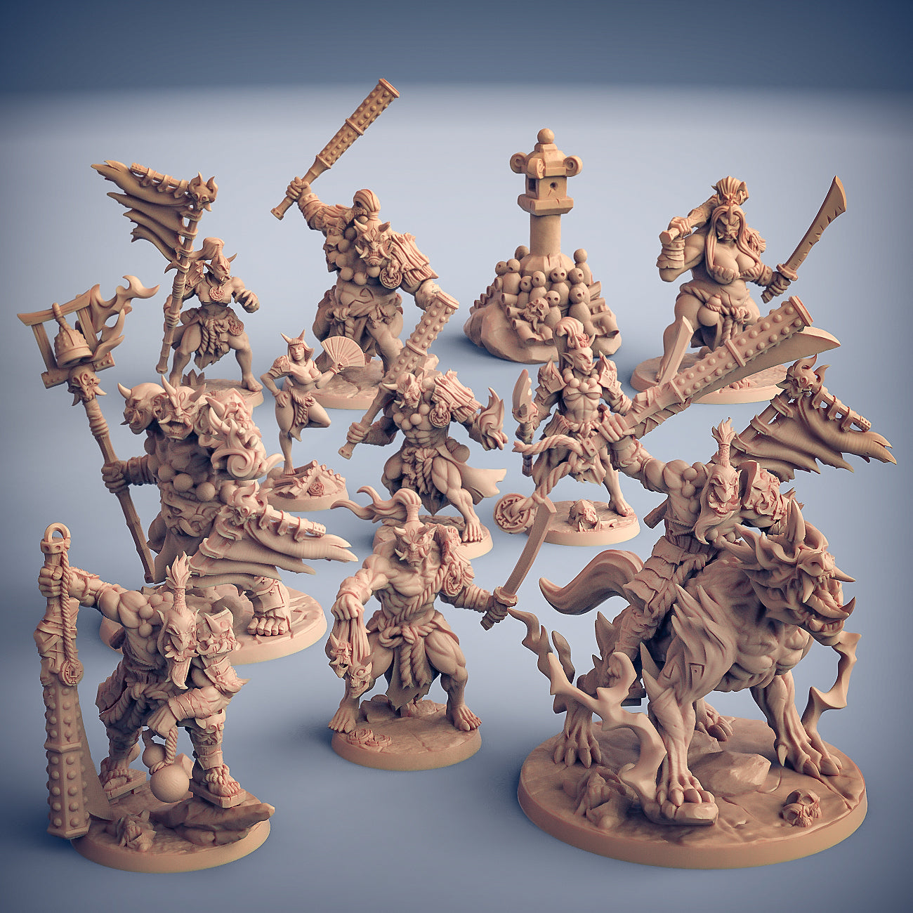 Dragon's Lair Printed Mini: Oni Clan Set | Odin's Place