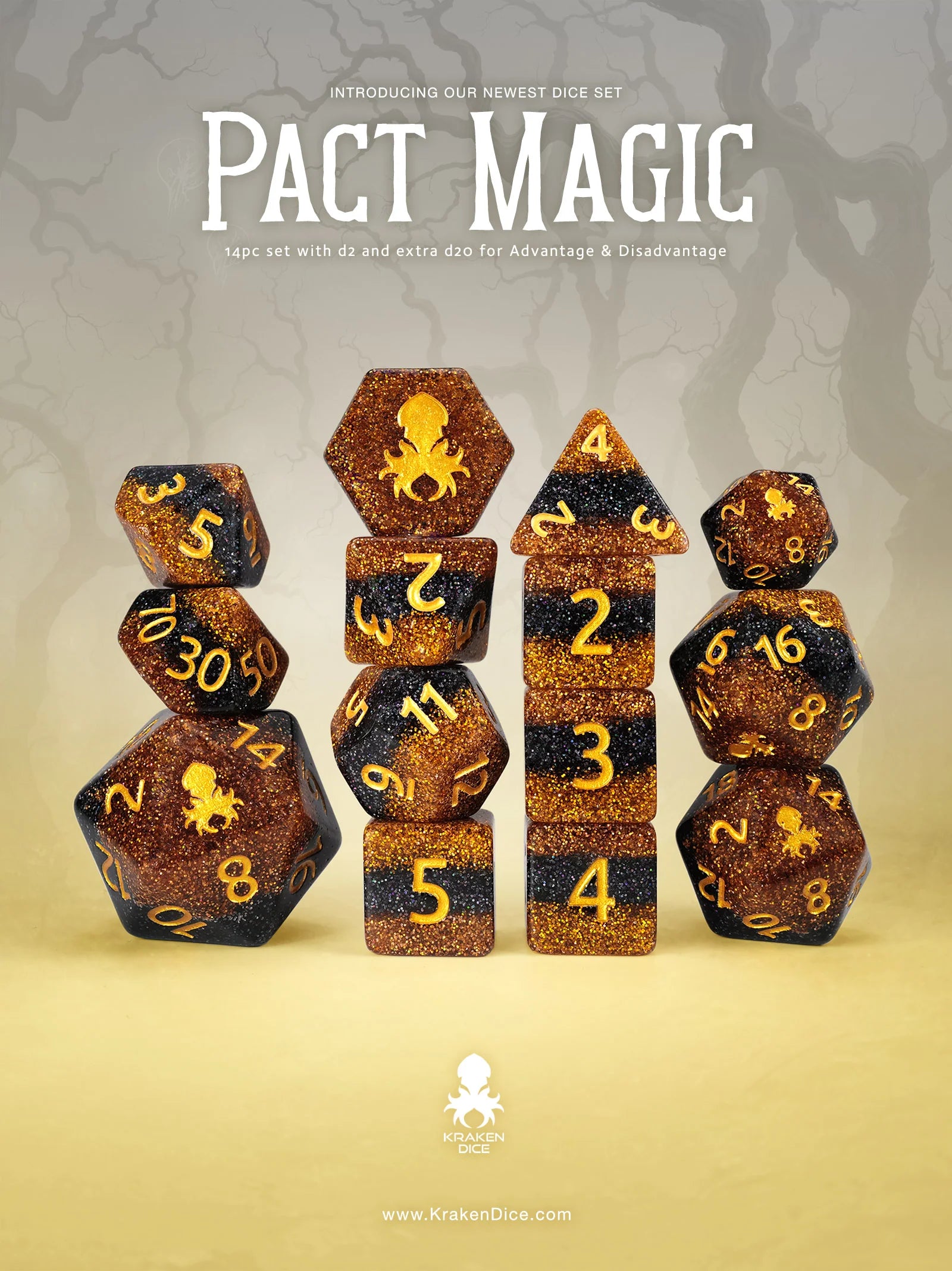 Kraken Dice - Glitter Sets | Odin's Place