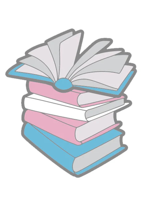 Foam Brain: Pride Books Pin: Transgender | Odin's Place