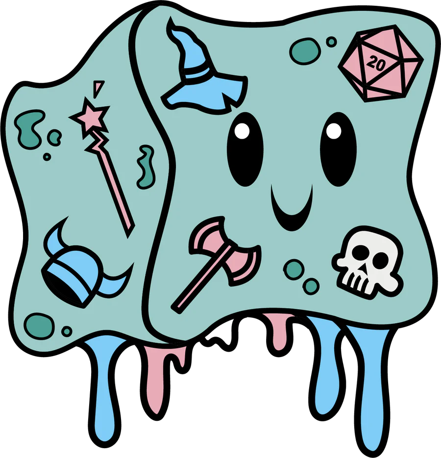 Foam Brain: Gelly Cube Pride Pin: Transgender | Odin's Place
