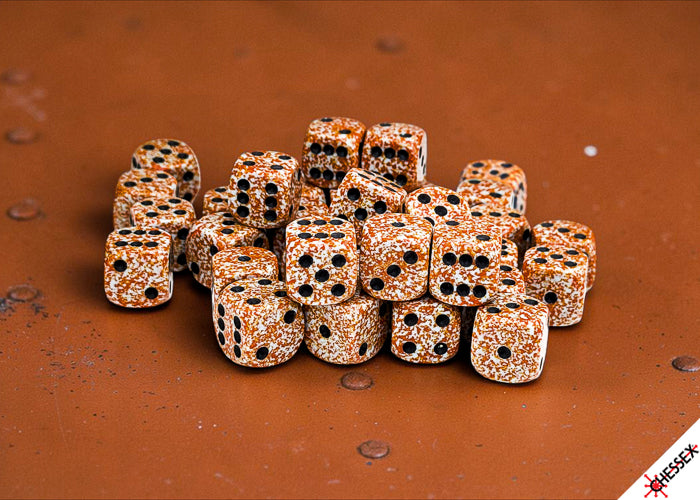 Chessex: Speckled 16mm d6 Dice Block (12 Dice) - Various Sets | Odin's Place
