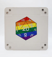 Foam Brain: Pride D20 Snap Tray: Rainbow | Odin's Place