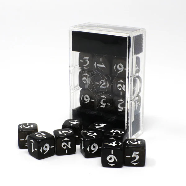 Die Hard Dice MtG Spindown Counters - Negative Power Pack Black | Odin's Place