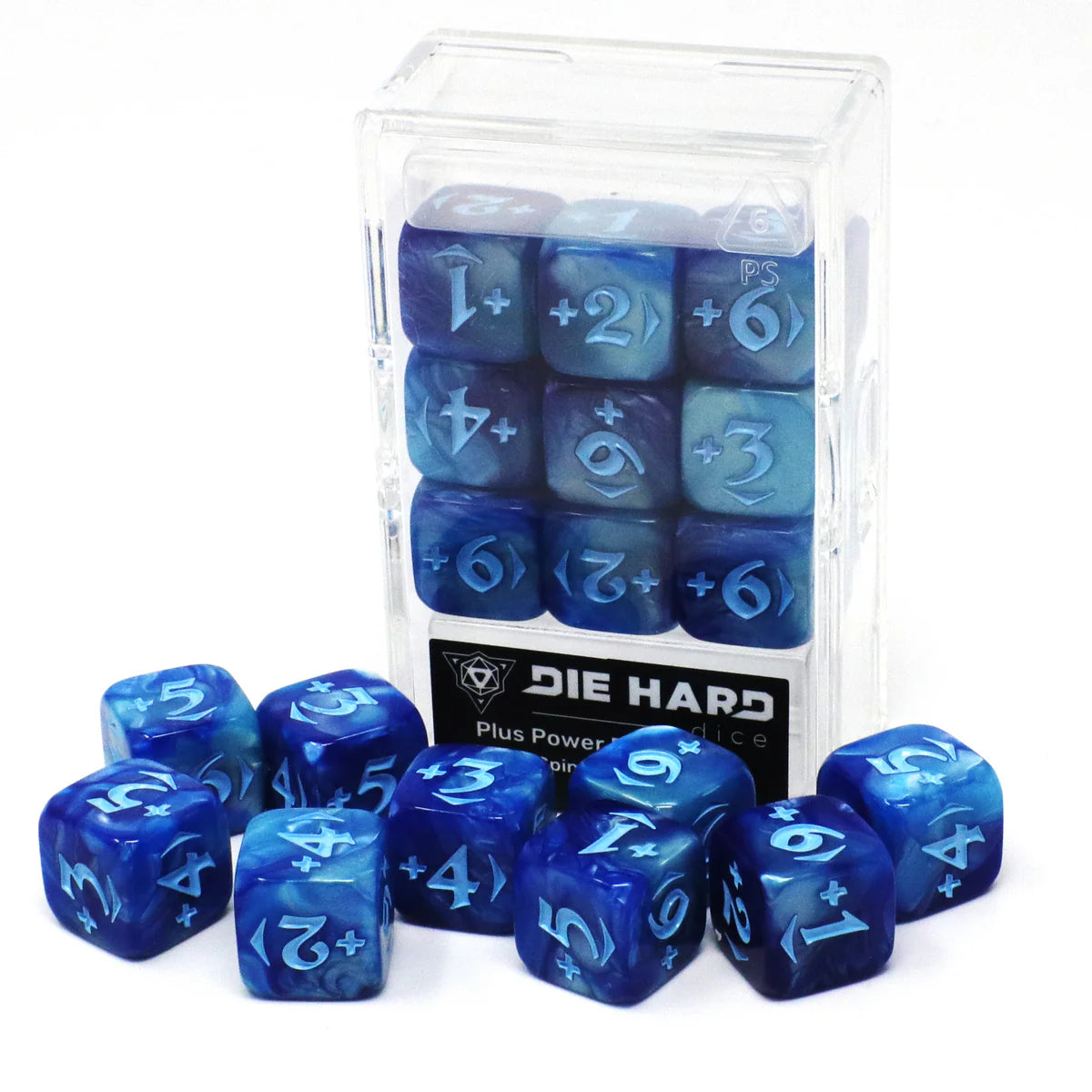 Die Hard Dice MtG Spindown Counters - Plus Power Pack - Blue | Odin's Place