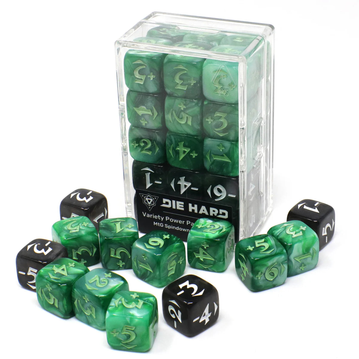 Die Hard Dice MtG Spindown Counters - Variety Power Pack - Green | Odin's Place