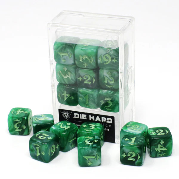 Die Hard Dice MtG Spindown Counters - Plus Power Pack - Green | Odin's Place
