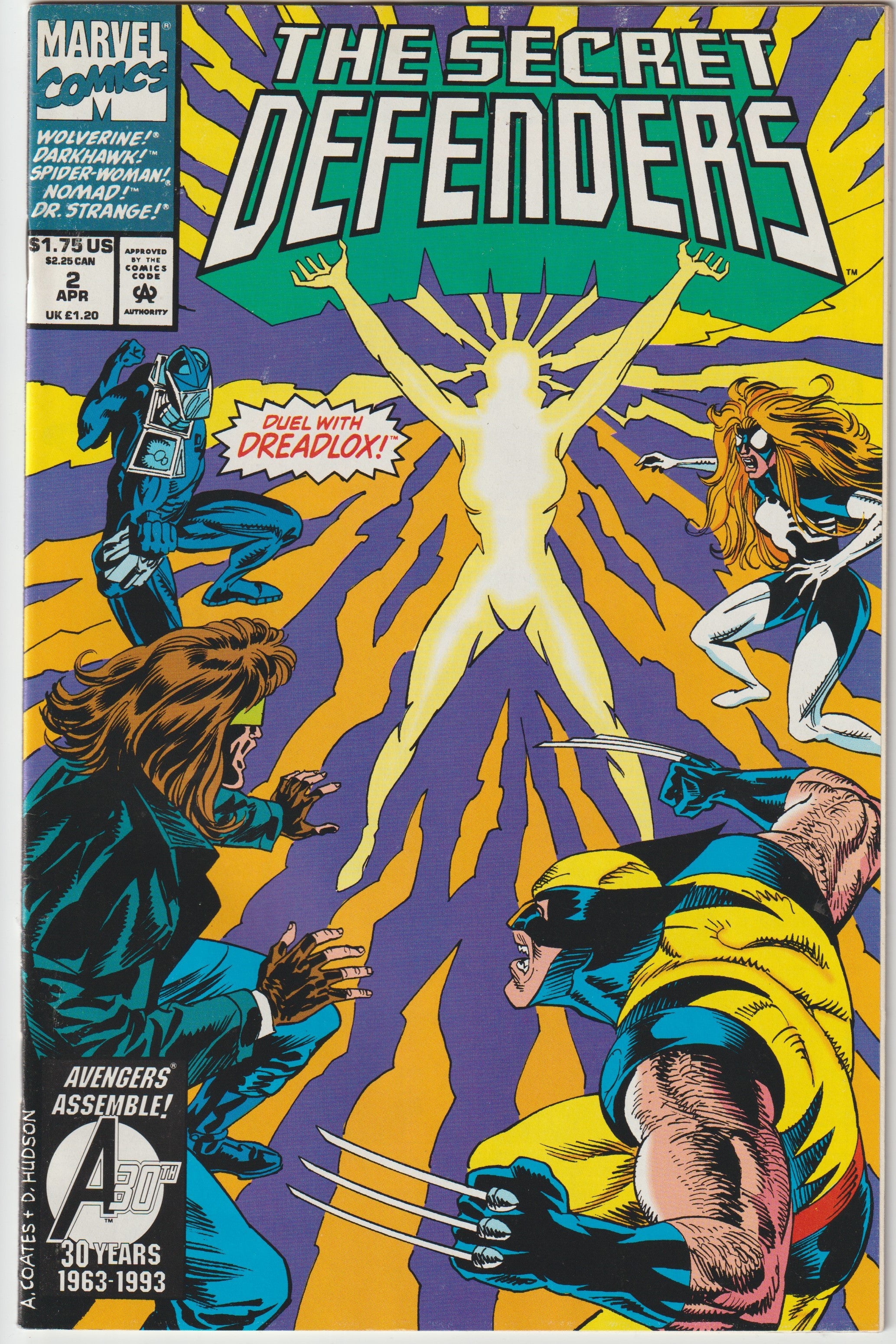 Secret Defenders #2 (1993) | Odin's Place