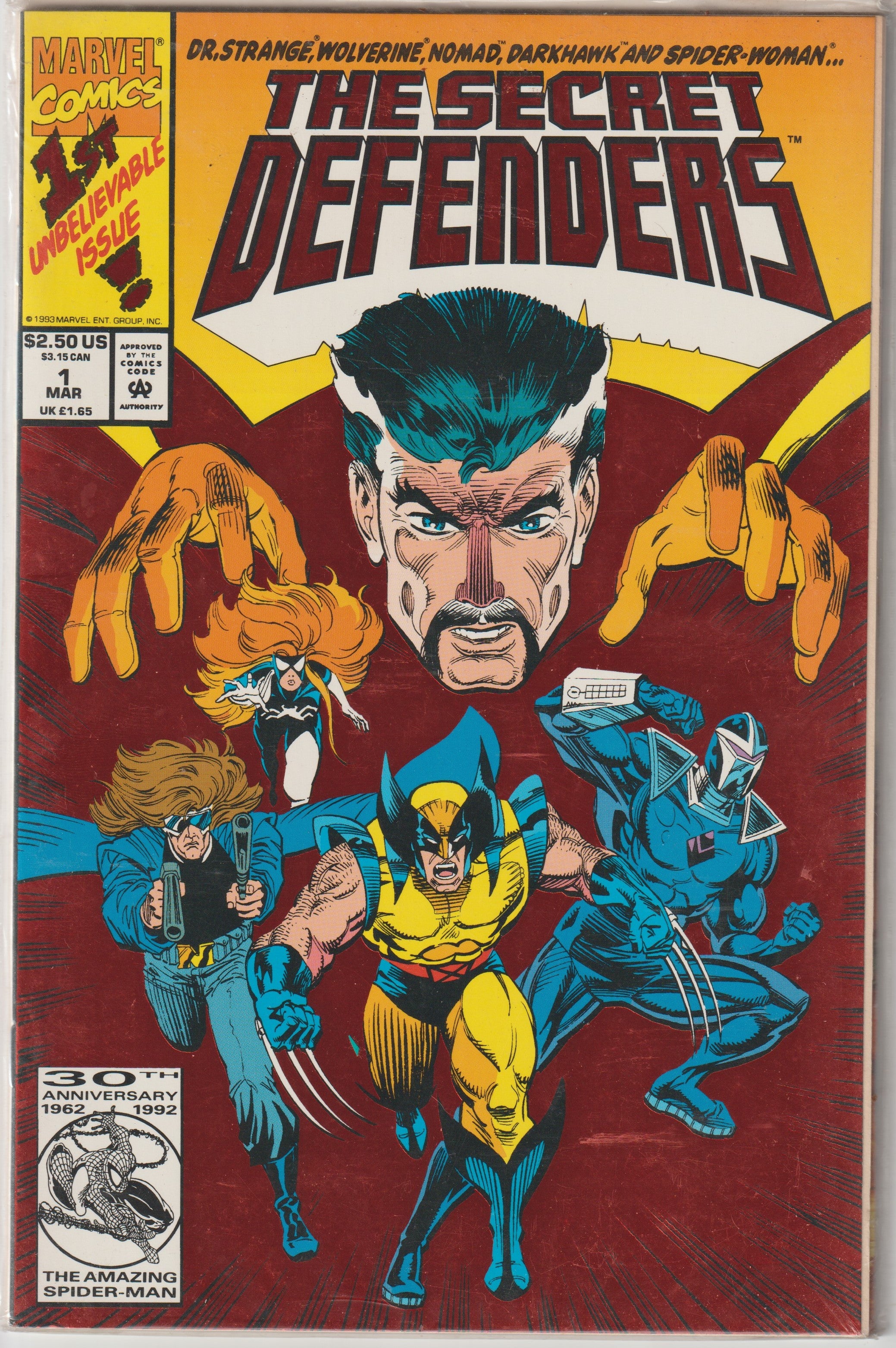 Secret Defenders #1 (1993) | Odin's Place