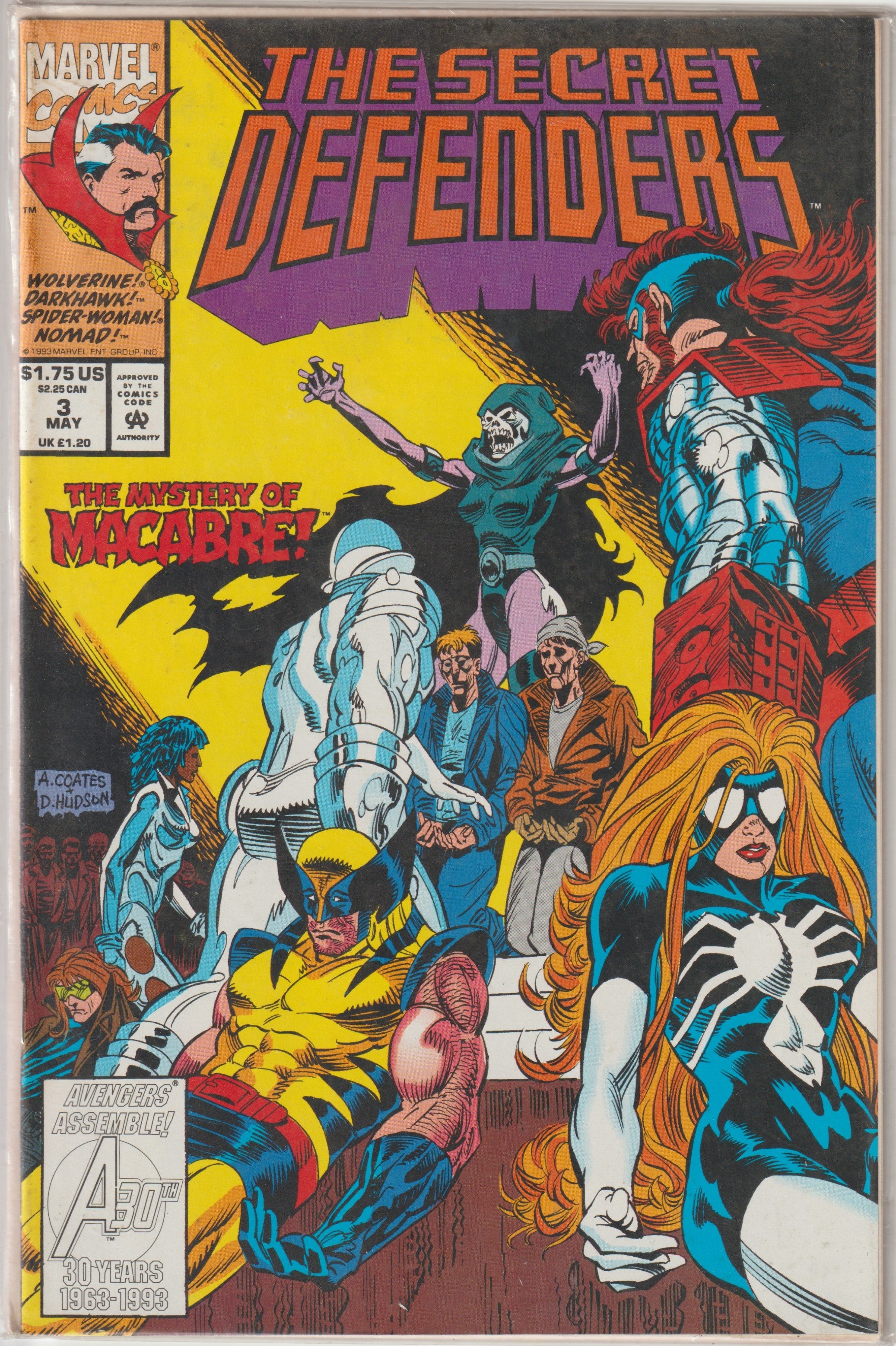 Secret Defenders #3 (1993) | Odin's Place