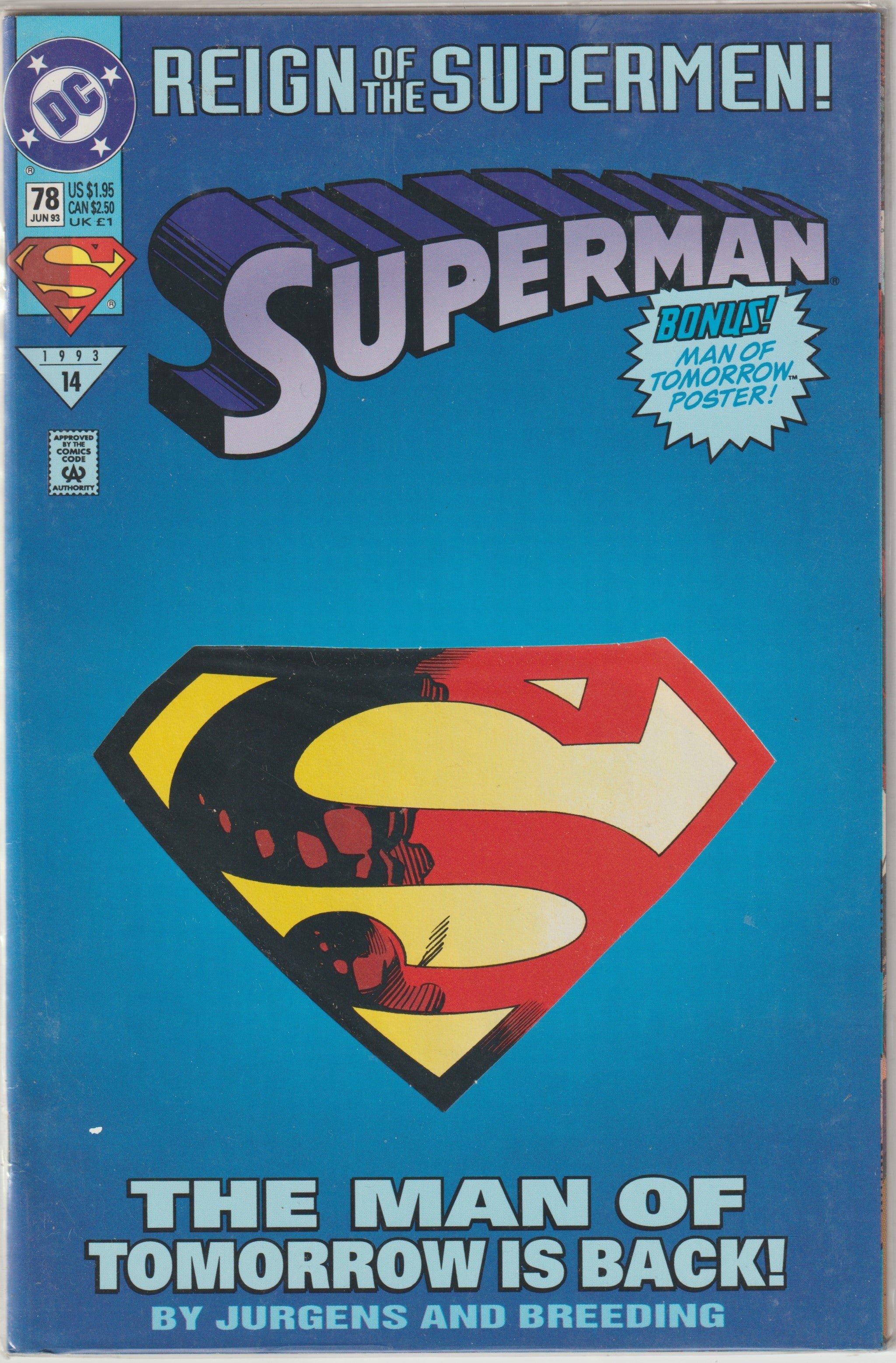 Superman #78 (1993) | Odin's Place