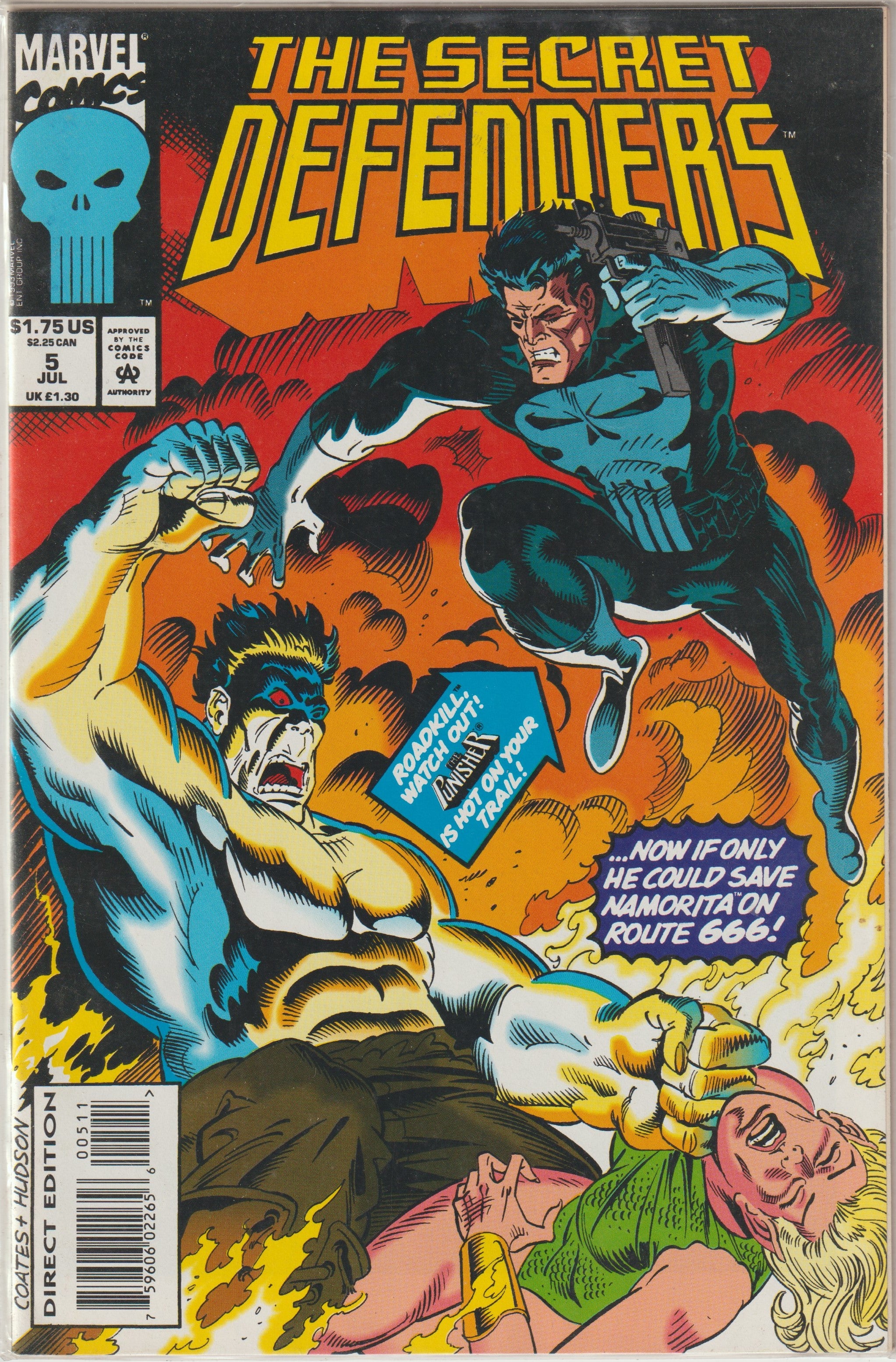 Secret Defenders #5 (1993) | Odin's Place