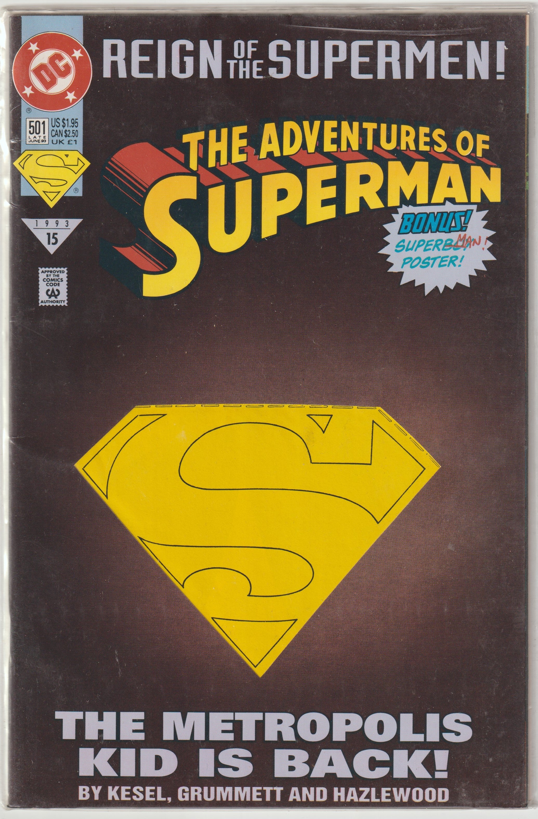 Adventures of Superman #501 (1993) | Odin's Place