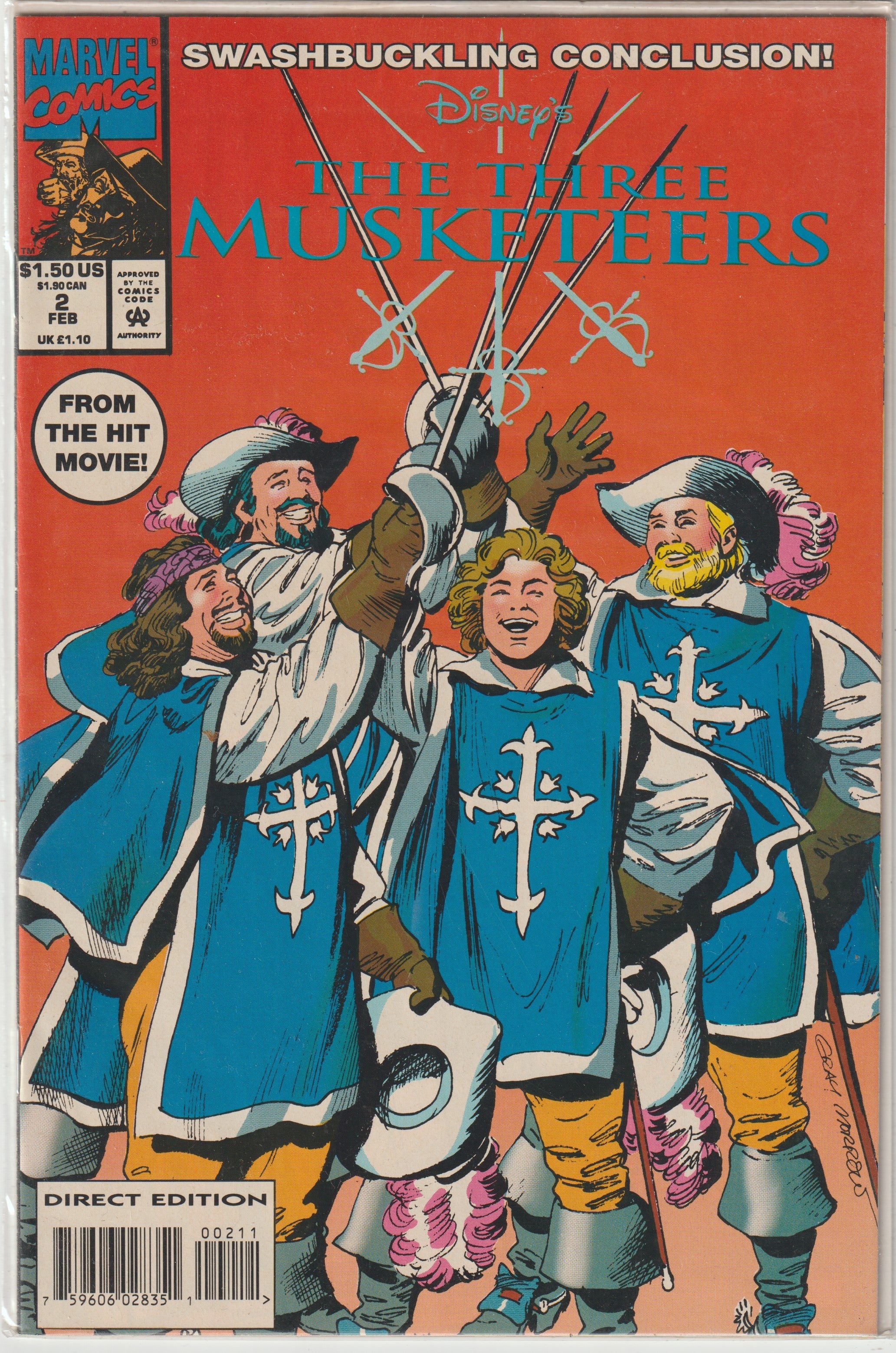 Disney's The Three Musketeers #2 (1994) | Odin's Place
