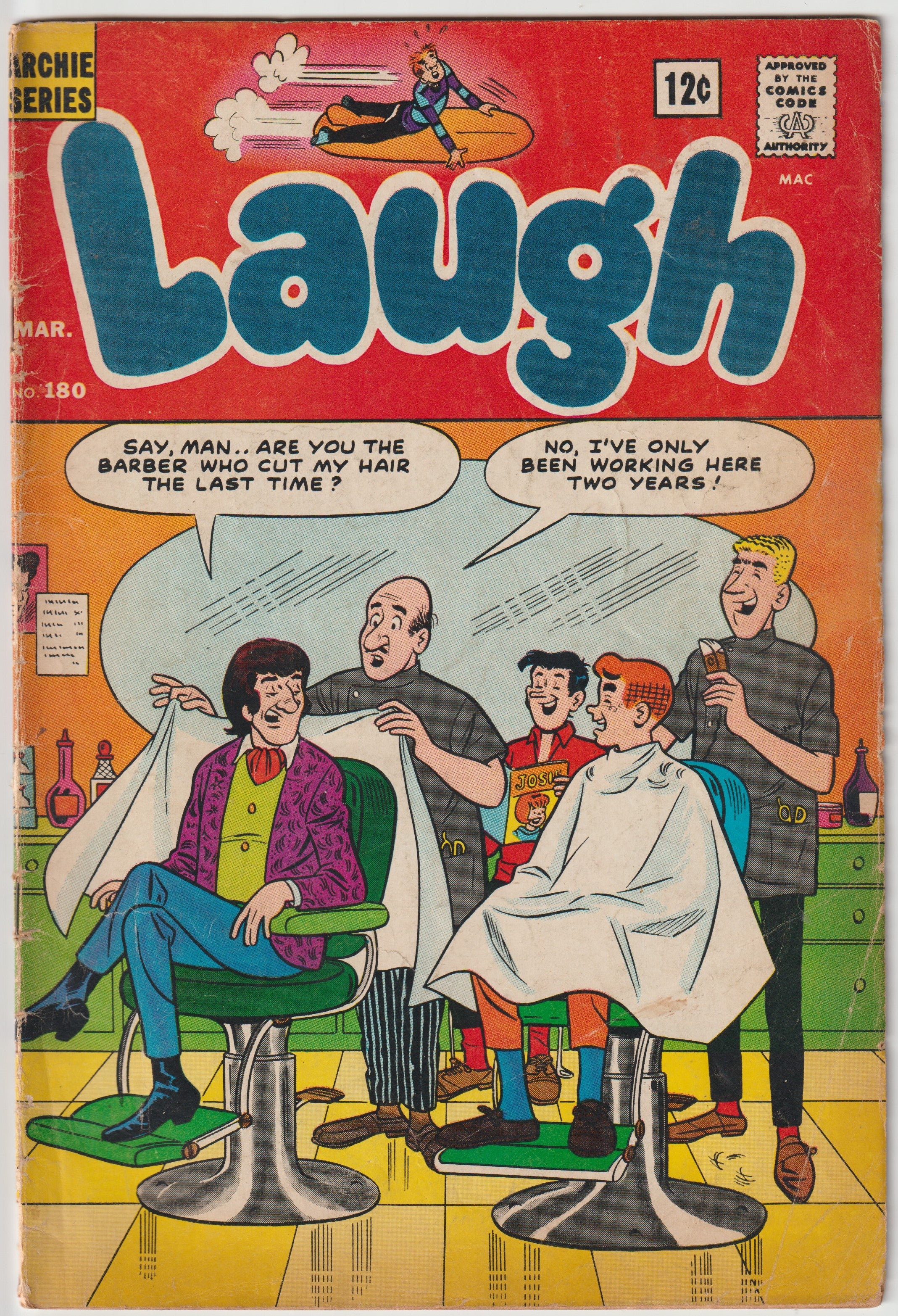 Laugh Comics (1946 Archie 1st Series) #180 1966 | Odin's Place