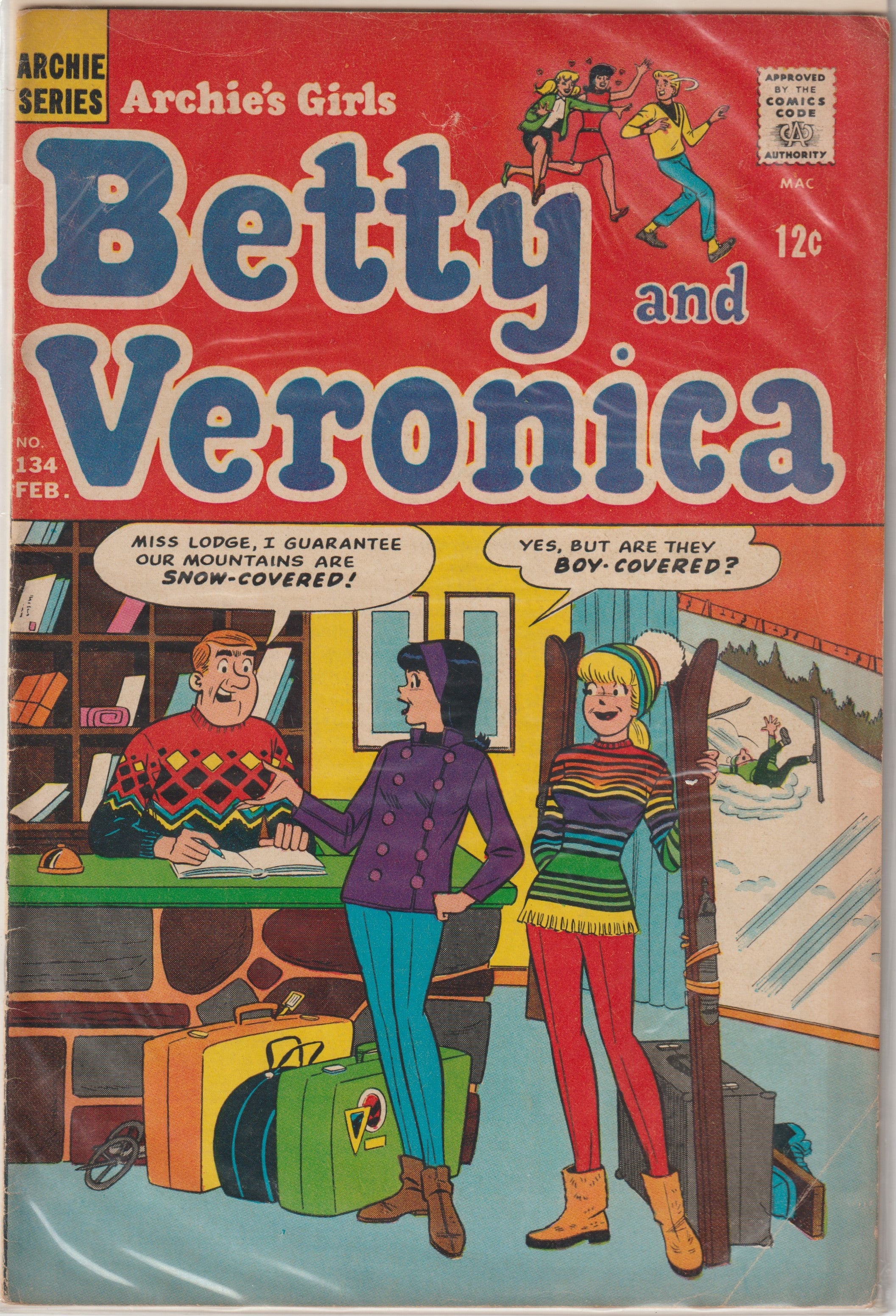 Archie's Girls Betty and Veronica  #134 (1967) | Odin's Place