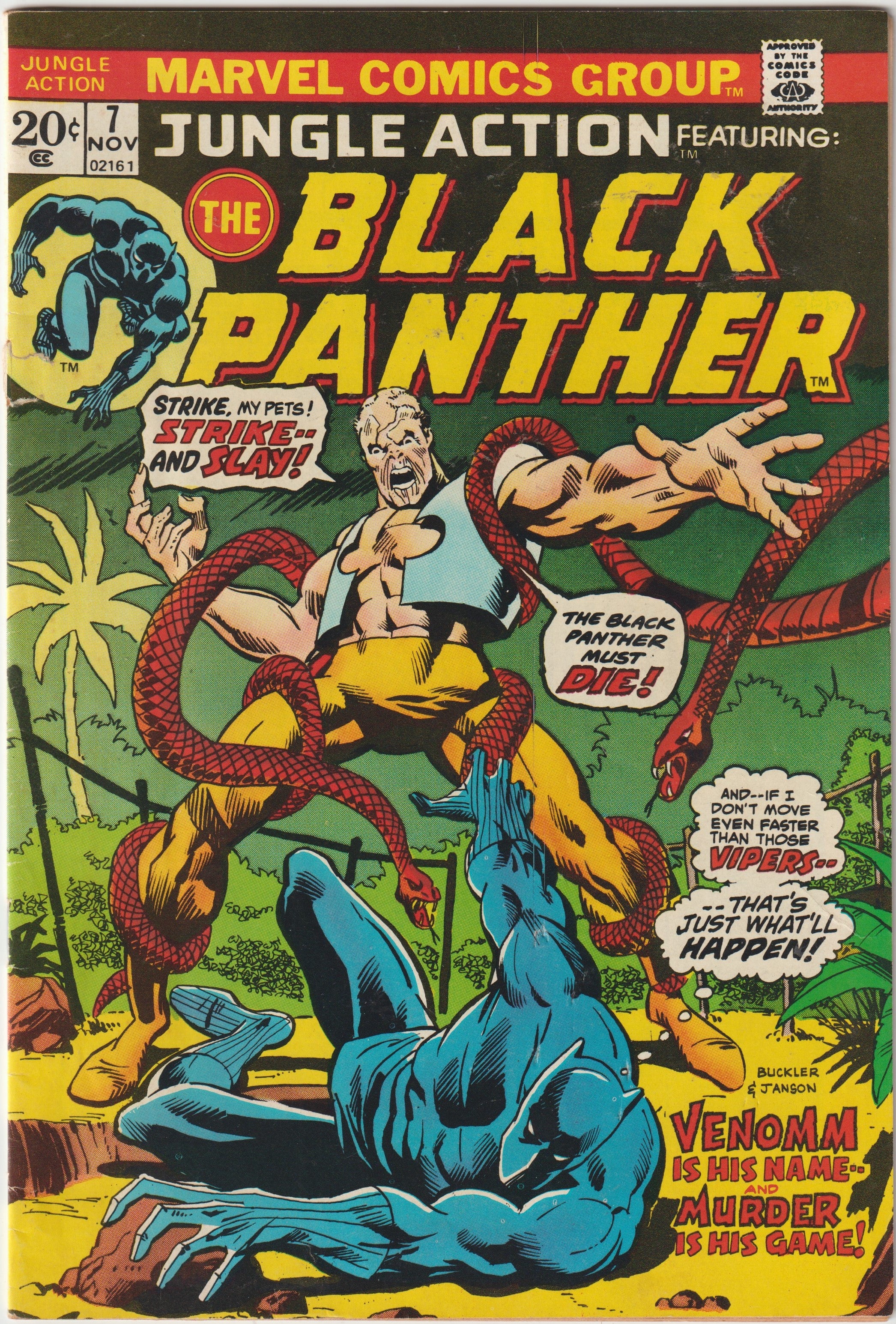 Jungle Action #7 (1973) | Odin's Place
