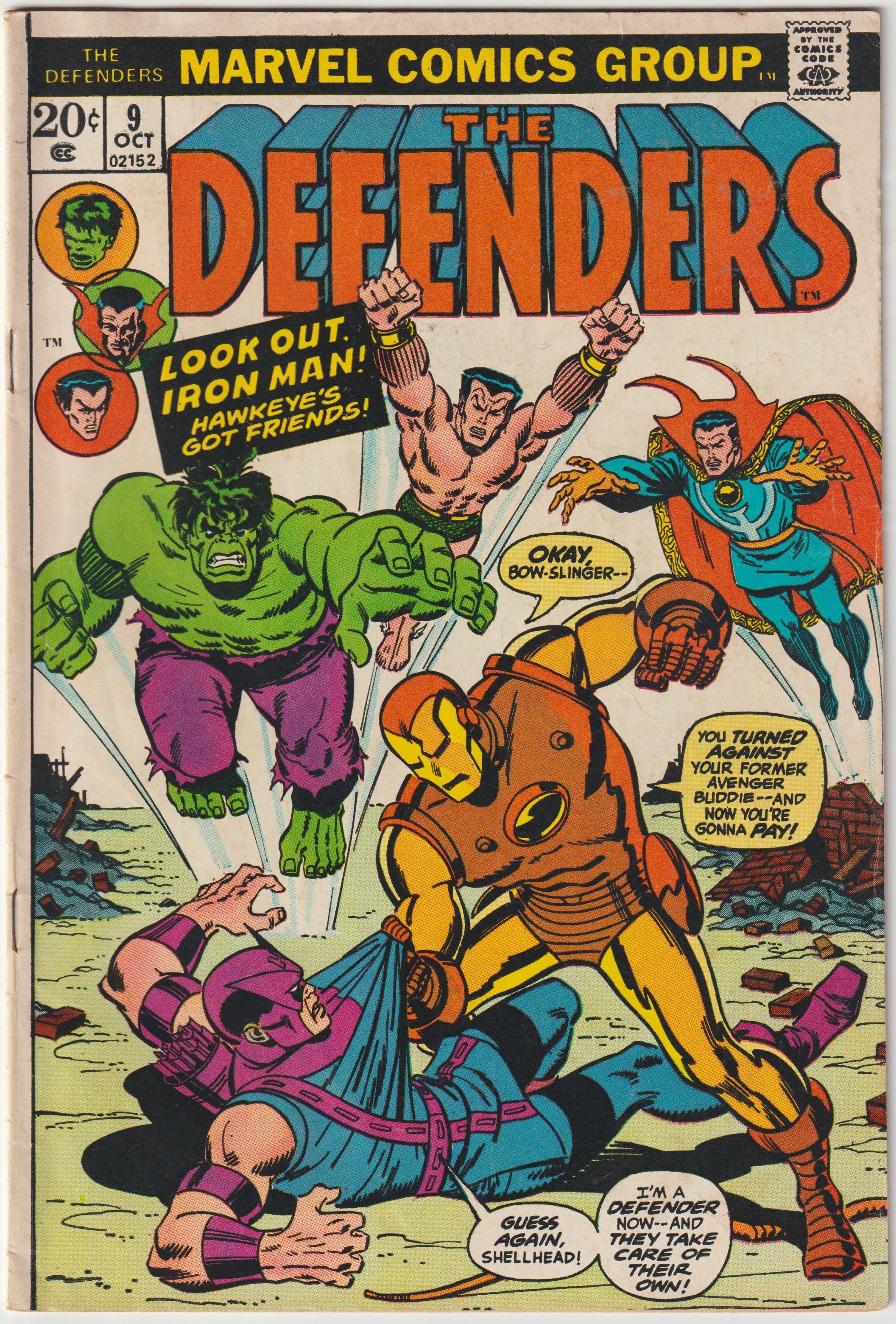 Defenders #9 (1973) | Odin's Place