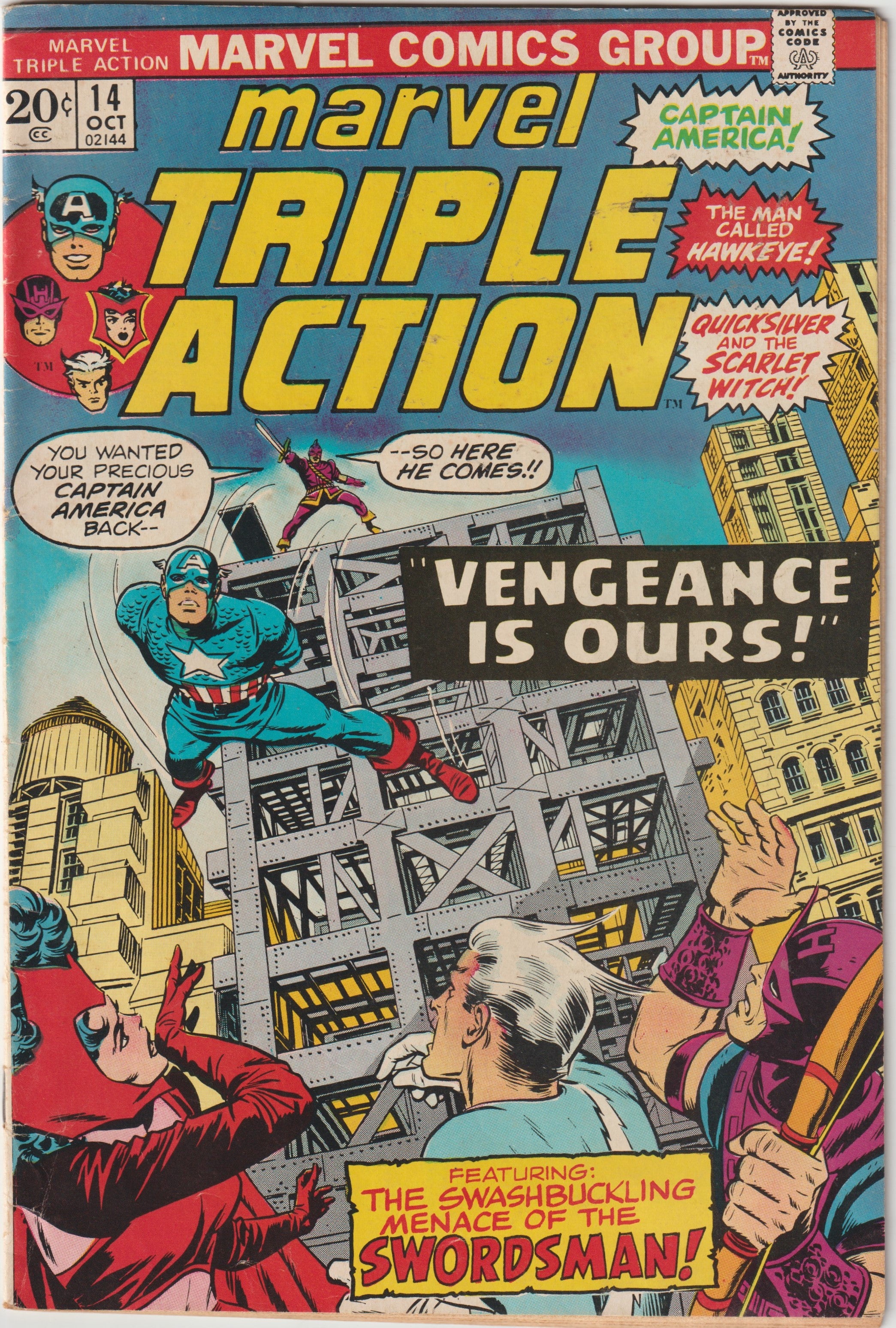 Marvel Triple Action #14 (1973) | Odin's Place