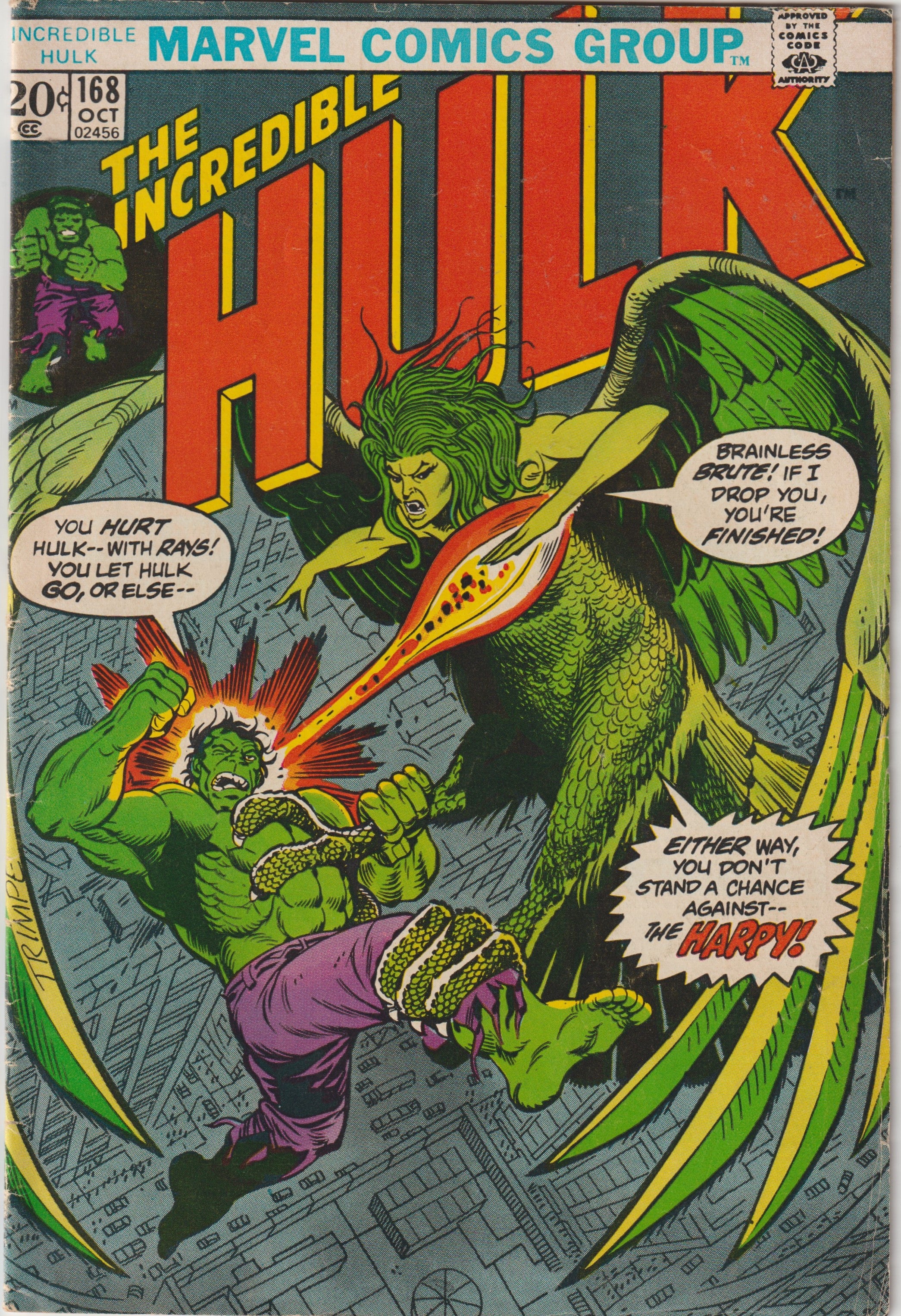 The Incredible Hulk #168 (1973) | Odin's Place