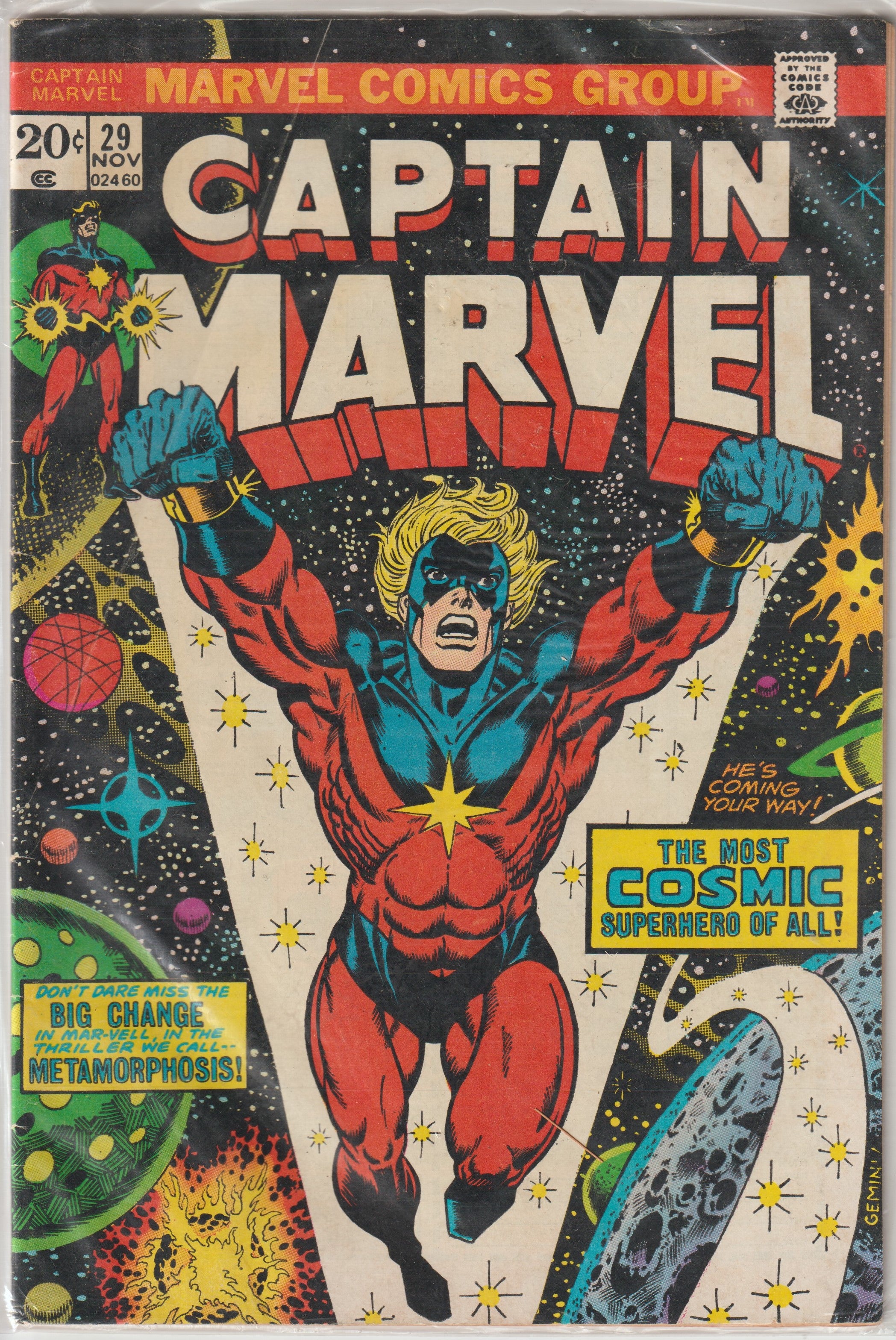Captain Marvel #29 (1973) | Odin's Place