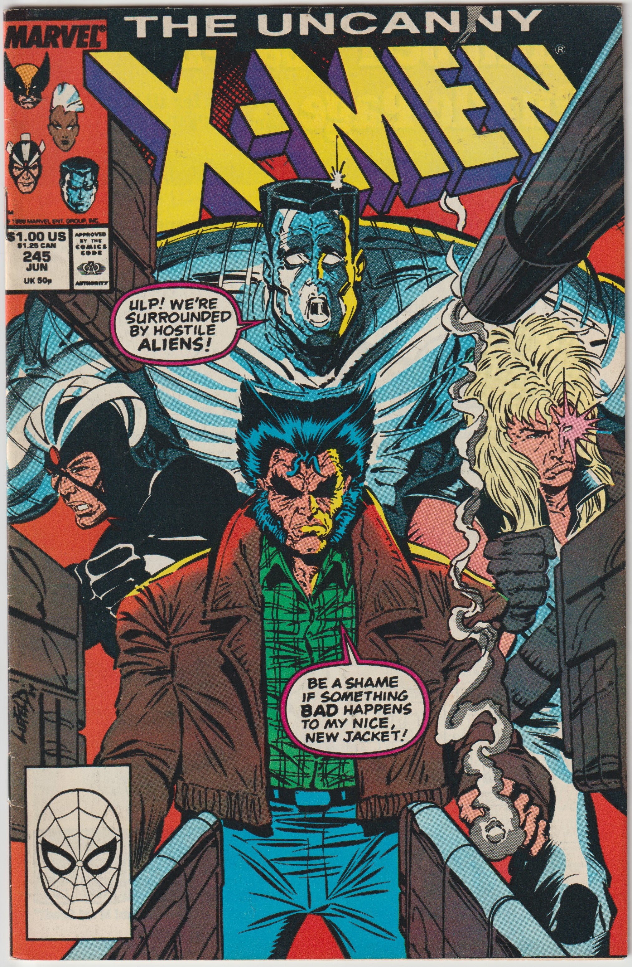 Uncanny X-men #245 (1989) | Odin's Place