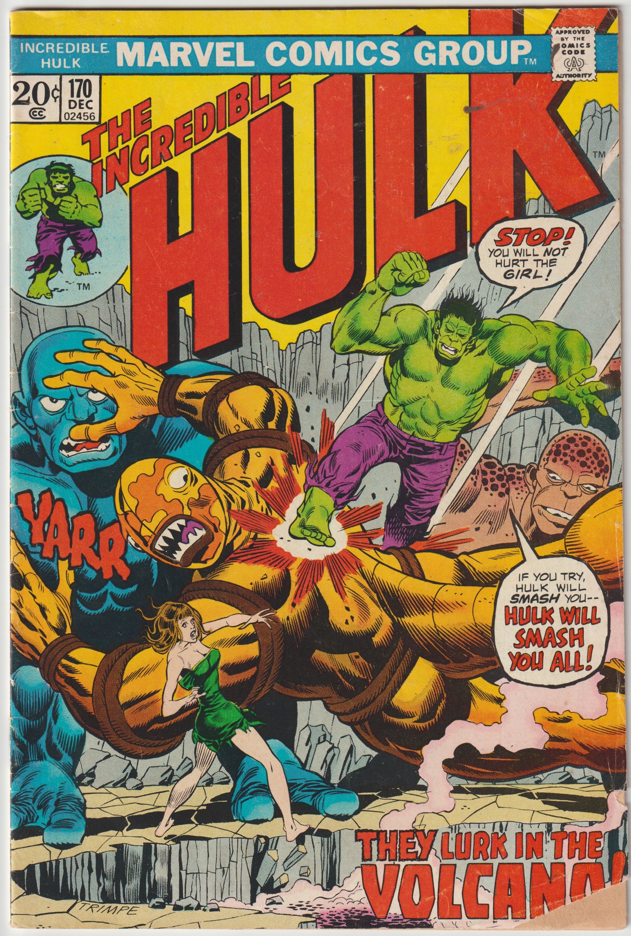 The Incredible Hulk #170 (1973) | Odin's Place