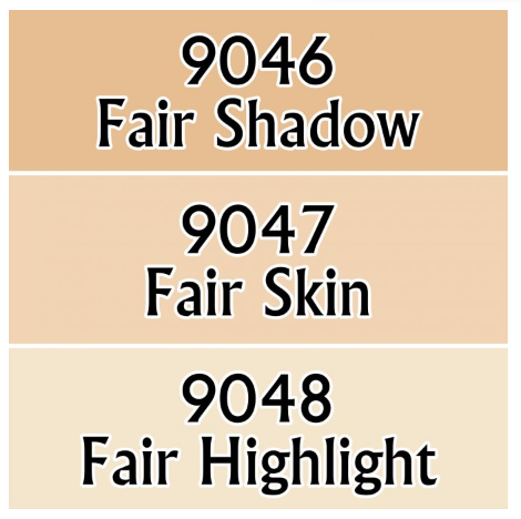 Reaper Paint Set: Fantasy Flesh Triad - Fair Skin Tones (3) | Odin's Place