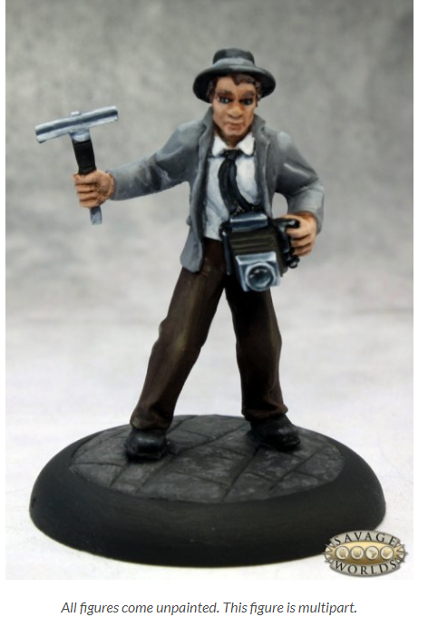 Reaper Savage Worlds Metal: Lacy O'Malley Muckraker | Odin's Place