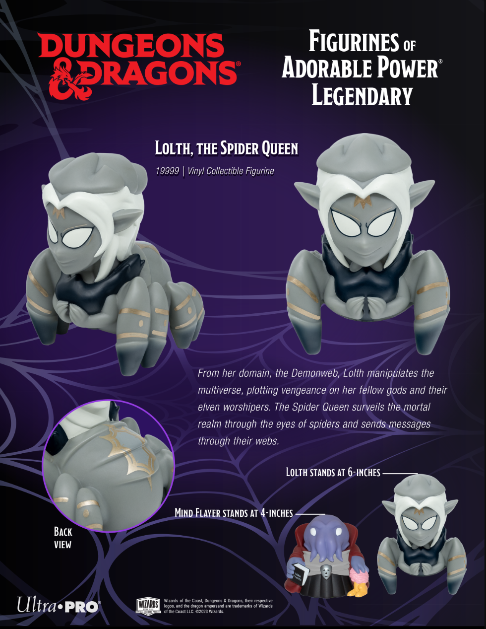 Dungeons & Dragons: Legendary Figurines of Adorable Power - Lolth | Odin's Place